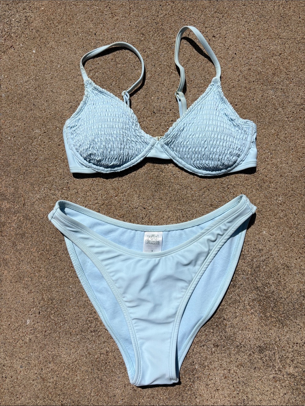 wild fable Light Blue Bikini Set